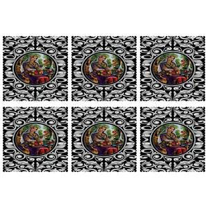 زیربشقابی مدل U1-42151 بسته 6 عددی