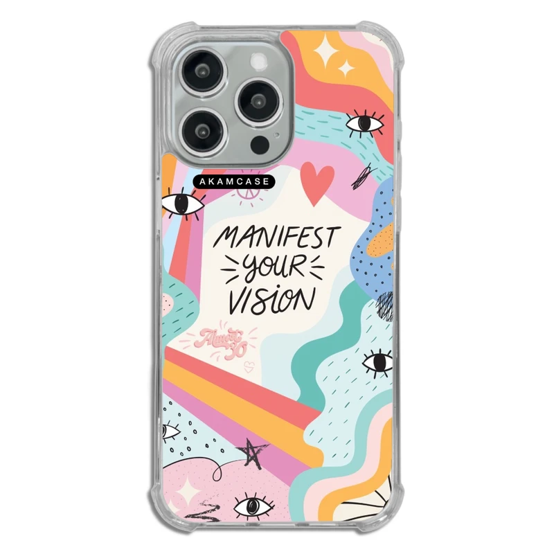 کاور آکام مدل AMCWTA15PROMAX-GOOD VIBES7 مناسب برای گوشی موبایل اپل iPhone 15 Pro Max