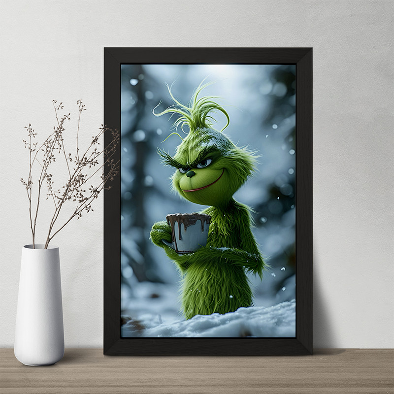 تابلو خندالو مدل گرینچ (The Grinch) کد F6245