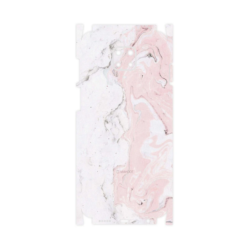 برچسب پوششی ماهوت مدل Blanco-Pink-Marble-FullSkin مناسب برای گوشی موبایل شیائومی Redmi Note 9 Pro