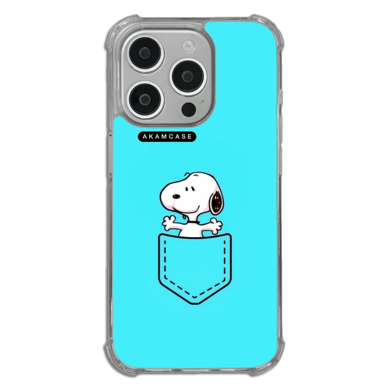 کاور آکام مدل AMCWTA15PRO-SNOOPY13 مناسب برای گوشی موبایل اپل iPhone 15 Pro