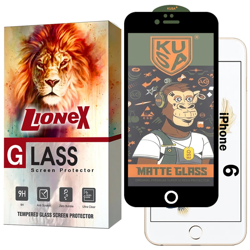محافظ صفحه نمایش لایونکس مدل GKUSAL مناسب برای گوشی موبایل اپل iPhone 6