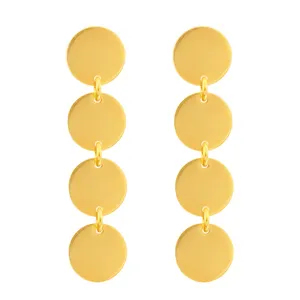 گوشواره طلا 18 عیار زنانه دُرج مدل DE92