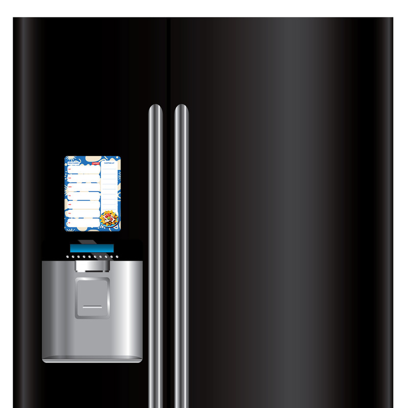 تخته وایت برد لاژید مدل برنامه ریزی غذایی سایز 14x18 سانتی متر