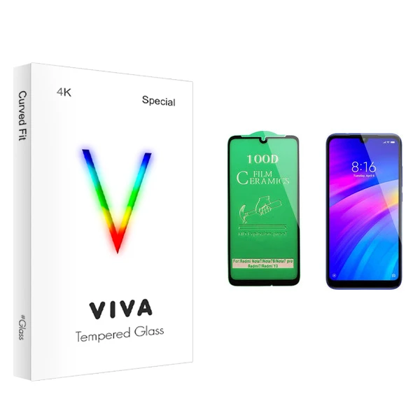 محافظ صفحه نمایش سرامیکی ویوا مدل 4K مناسب برای گوشی موبایل شیائومی Redmi 7