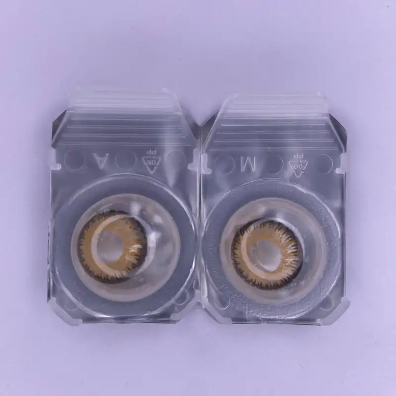 لنز چشم نیو ویژن پرو مدل H3 رنگ عسلی کهربایی روشن