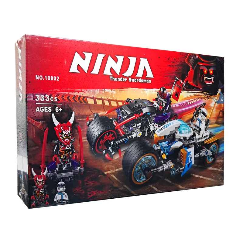 ساختنی 333 تکه مدل Street Race of Snake Jaguar کد 10802