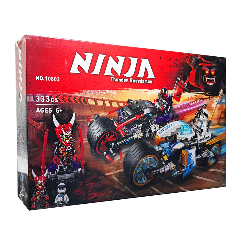 ساختنی 333 تکه مدل Street Race of Snake Jaguar کد 10802