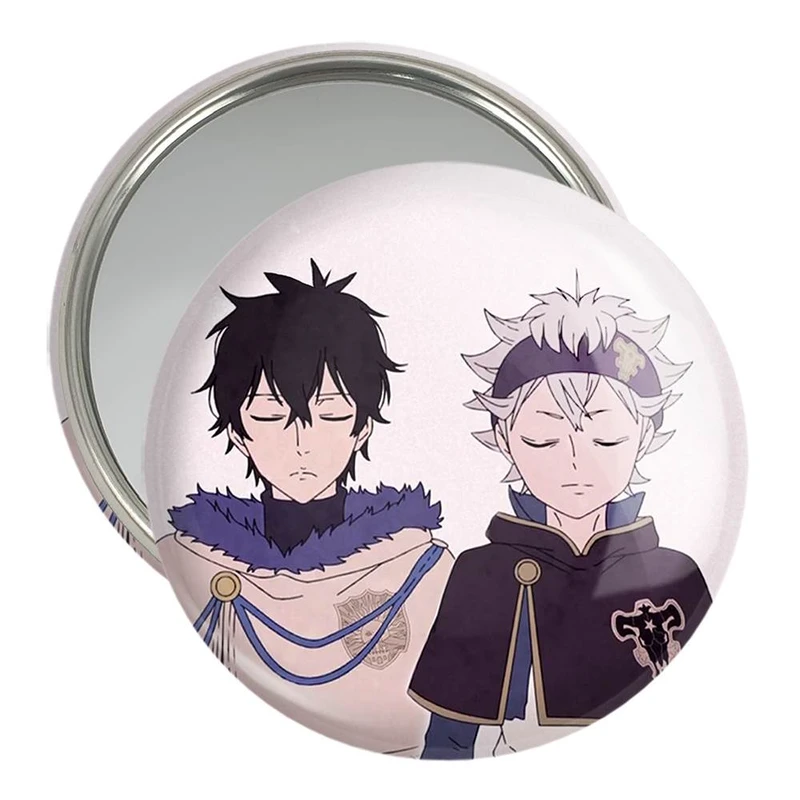 آینه جیبی خندالو مدل آستا و یونو انیمه بلک کلاور Black Clover  کد 11732