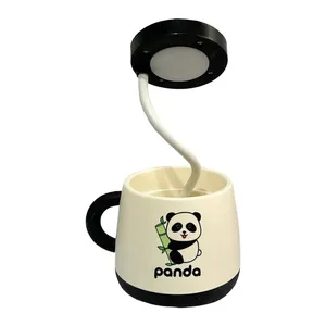 چراغ مطالعه شارژی مدل فنجان طرح پاندا