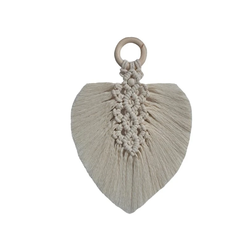 دیوارکوب بافتنی مدل مکرومه طرح برگ کد Kl-02