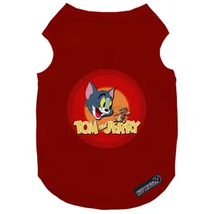 لباس سگ و گربه 27 طرح Tom & Jerry 1 کد MH155 سایز L