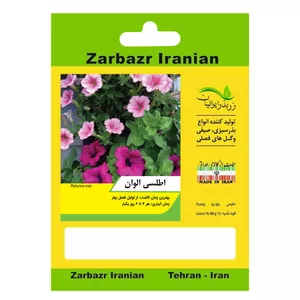 بذر گل اطلسی الوان زربذر ایرانیان کد ZBP-59