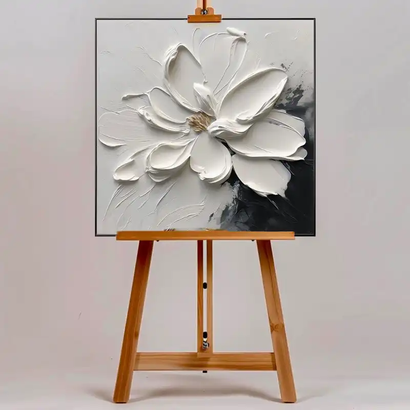 تابلو نقاشی اکریلیک برجسته طرح گل مدل t1