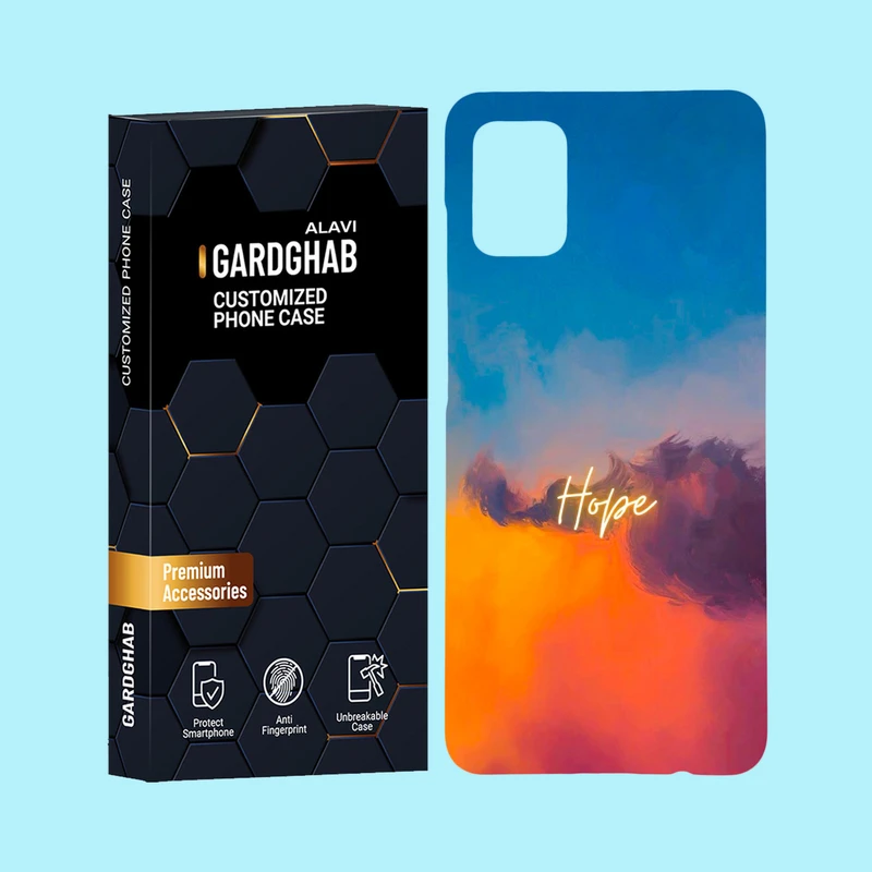 کاور گارد قاب علوی مدل متن مناسب برای گوشی موبایل سامسونگ Galaxy A31