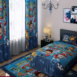 سرویس خواب مدل پسرانه کد ۰۹۷۳ یک نفره ۴ تکه