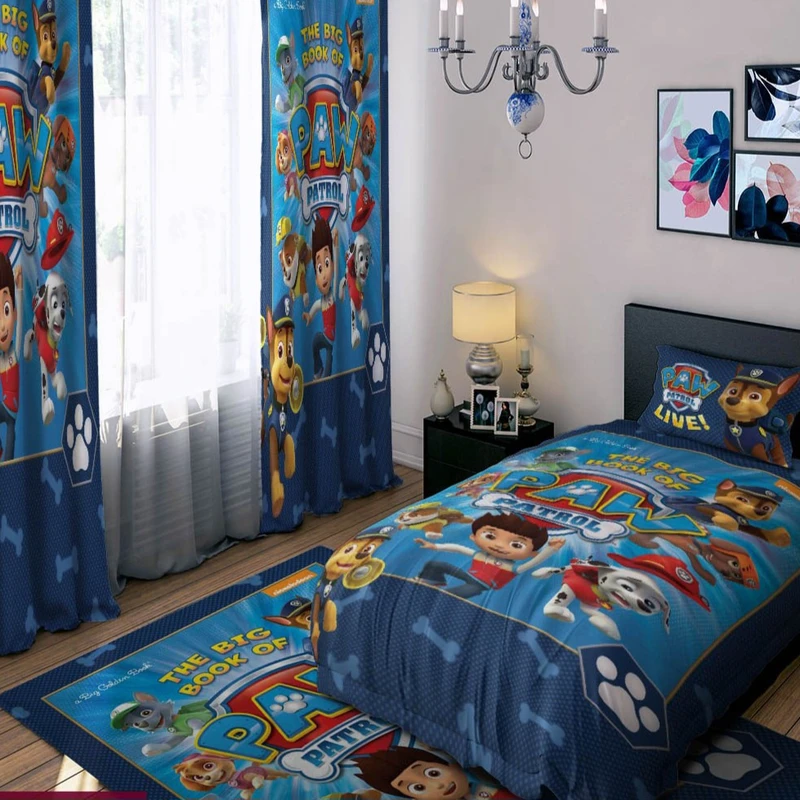 سرویس خواب مدل پسرانه کد ۰۹۷۳ یک نفره ۴ تکه