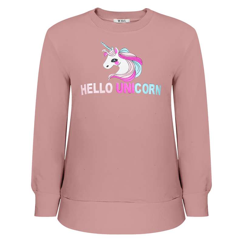 سویشرت زنانه طرح یونیکورن مدل 050