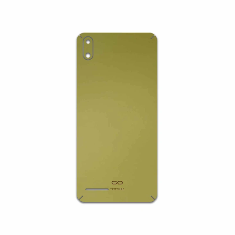 برچسب پوششی ماهوت مدل Matte-Gold مناسب برای گوشی موبایل لاوا Z51