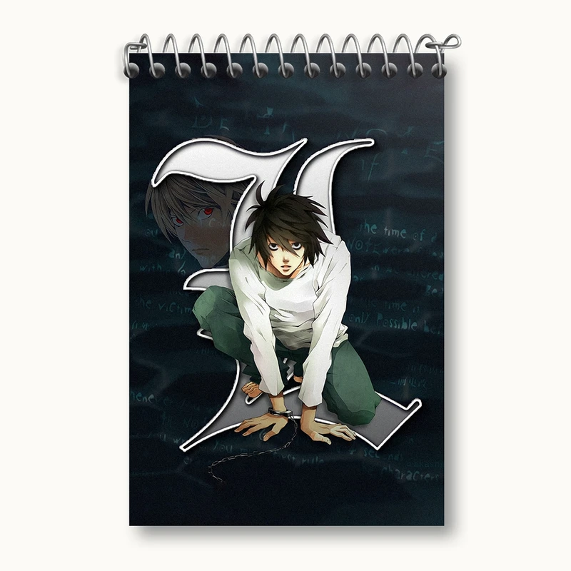 دفتر یادداشت 50 برگ خندالو مدل انیمه دفترچه مرگ (Death Note) کد F800