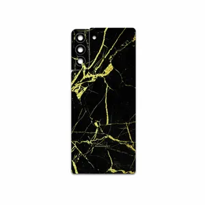 MAHOOT Graphite-Gold-Marble Cover Sticker for Samsung Galaxy S21 Plus 5G