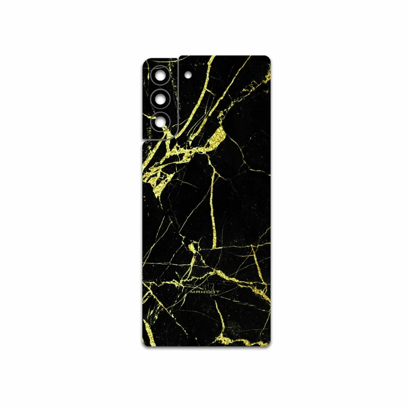 برچسب پوششی ماهوت مدل Graphite-Gold-Marble مناسب برای گوشی موبایل سامسونگ Galaxy S21 Plus 5G