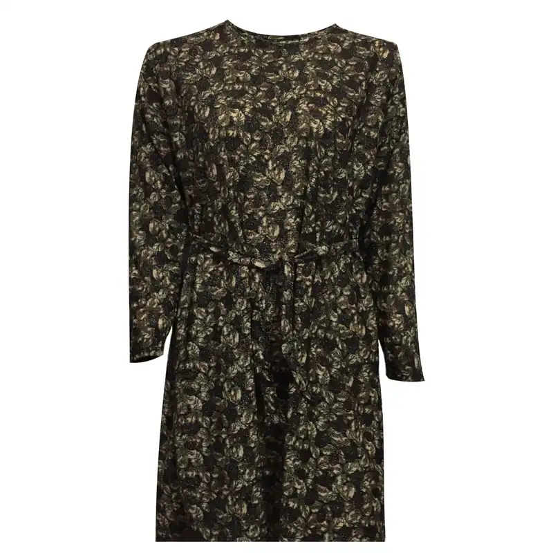 تونیک آستین بلند زنانه مدل گل ریز شقایقی کد tm-1895