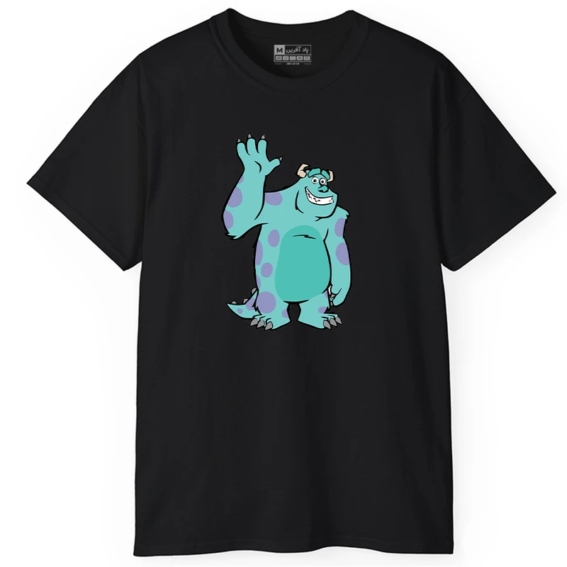 تی‌شرت آستین کوتاه مردانه پاد آفرین مدل PT546 رنگ مشکی