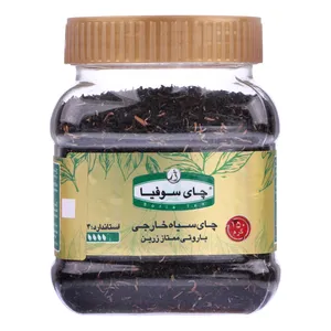 چای سیاه خارجی چای سوفیا مدل باروتی زرین گلد - 150 گرم 