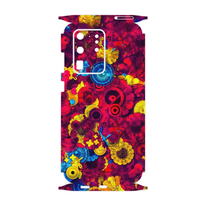 برچسب پوششی ماهوت مدل Vector Flower Garden Digital Art-FullSkin مناسب برای گوشی موبایل سامسونگ Galaxy S20 Ultra