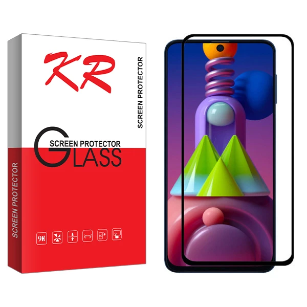 محافظ صفحه نمایش سرامیکی مات کی آر مدل +HD مناسب برای گوشی موبایل سامسونگ Galaxy M51
