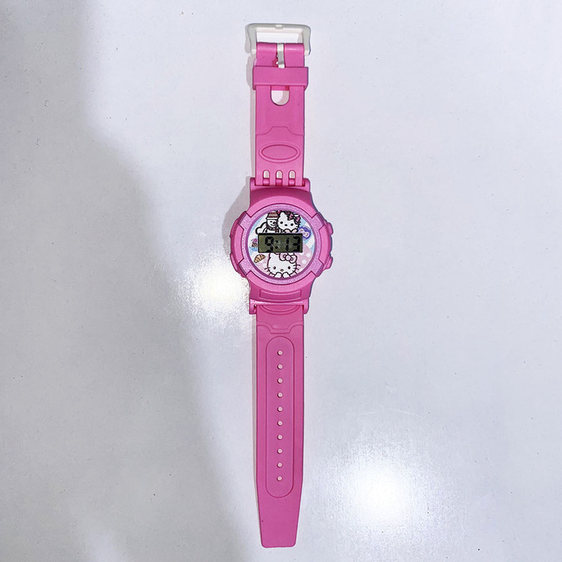 ساعت مچی دیجیتال دخترانه مدل هلوکیتی کد 04