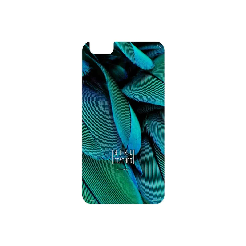 برچسب پوششی ماهوت مدل Green Feather مناسب برای گوشی موبایل آنر 4X