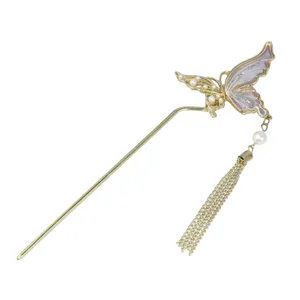 گیره مو زنانه مدل کانزاشی پروانه ای کد 3163