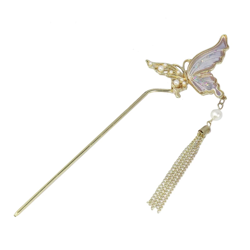 گیره مو زنانه مدل کانزاشی پروانه ای کد 3163