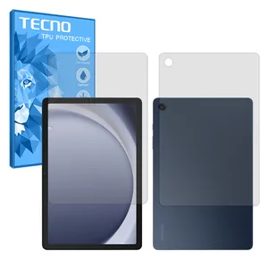 محافظ صفحه نمایش شفاف تکنو مدل Resistant مناسب برای تبلت سامسونگ Galaxy Tab A9 PLUS به همراه محافظ پشت تبلت