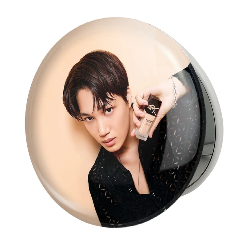 آینه جیبی خندالو طرح کای گروه اکسو EXO مدل تاشو کد 16816 