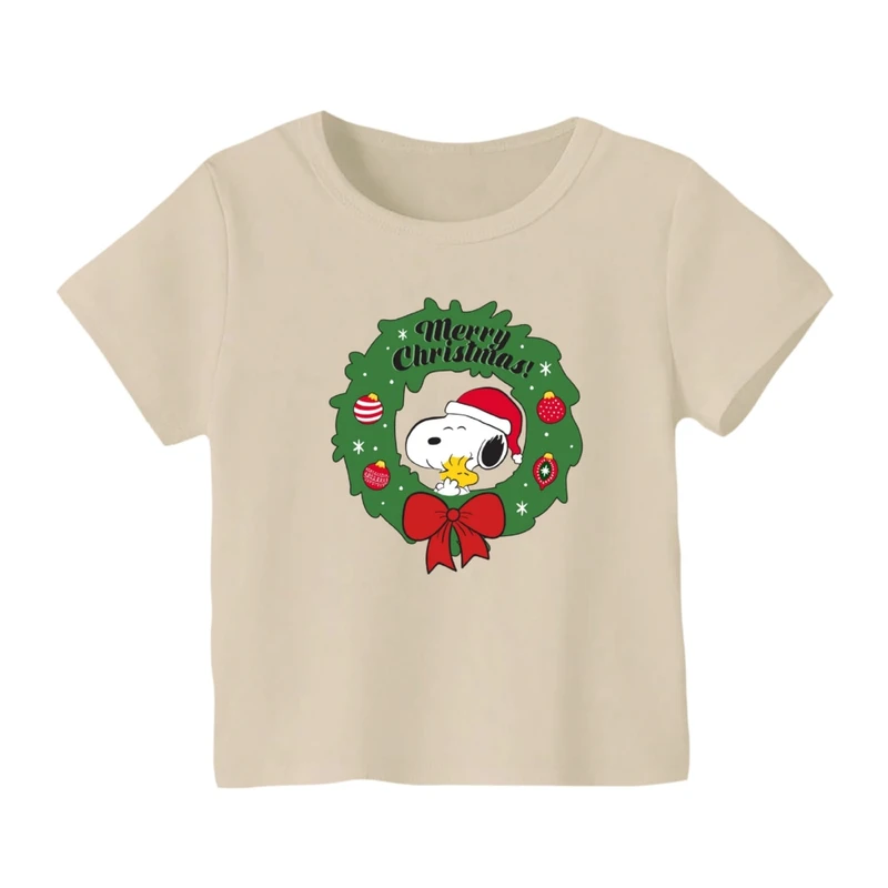 تی شرت آستین کوتاه بچگانه مدل اسنوپی کریسمس کد 5