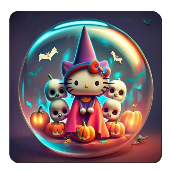 زیر لیوانی طرح کیتی کد nzl339