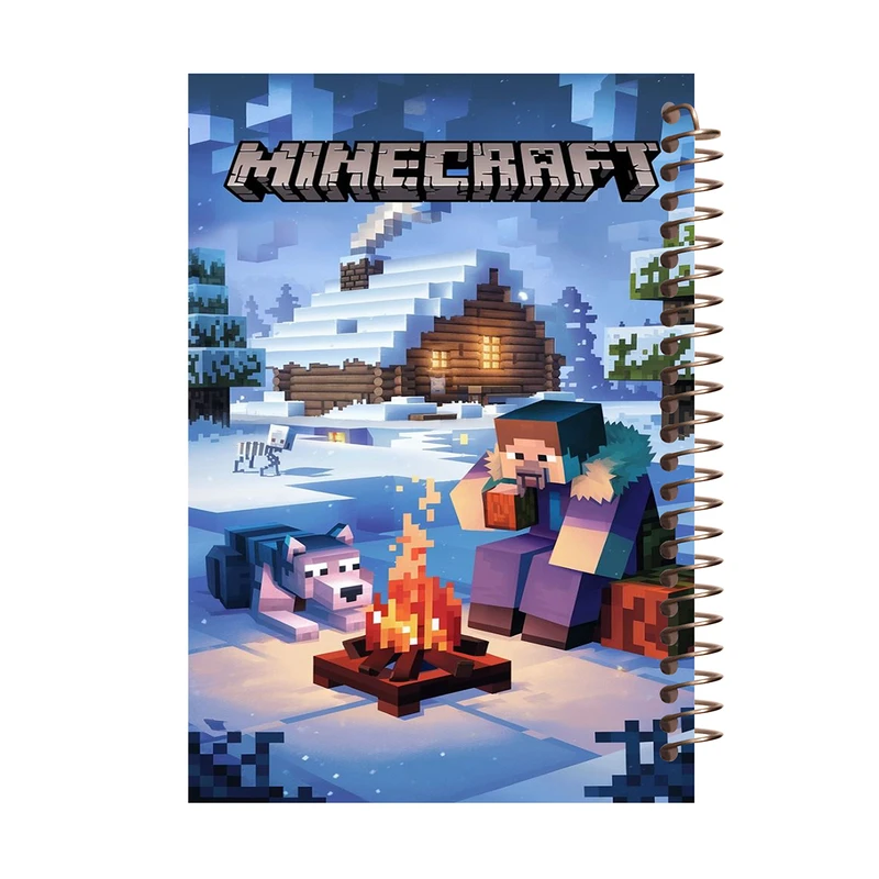 دفتر مشق 80 برگ طرح ماینکرفت کد J511