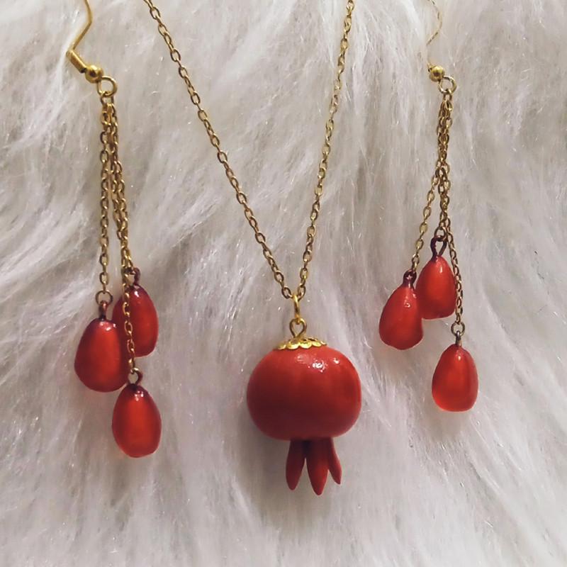 نیم ست دخترانه مدل انار شب یلدا کد216 نیم ست دخترانه مدل انار شب یلدا کد216