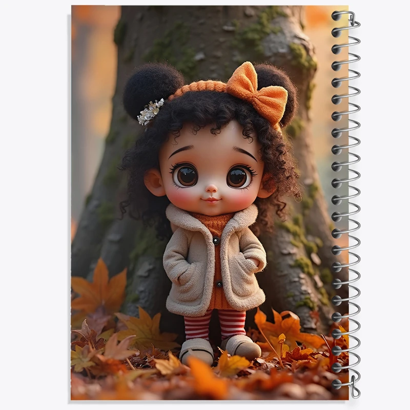 دفتر نقاشی 50 برگ خندالو طرح دخترانه کیوت کد F5522