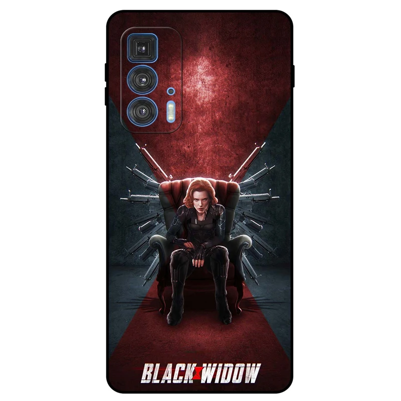 کاور مگافون طرح بیوه سیاه مدل 5423 مناسب برای گوشی موبایل موتورولا Moto Edge 20 Pro