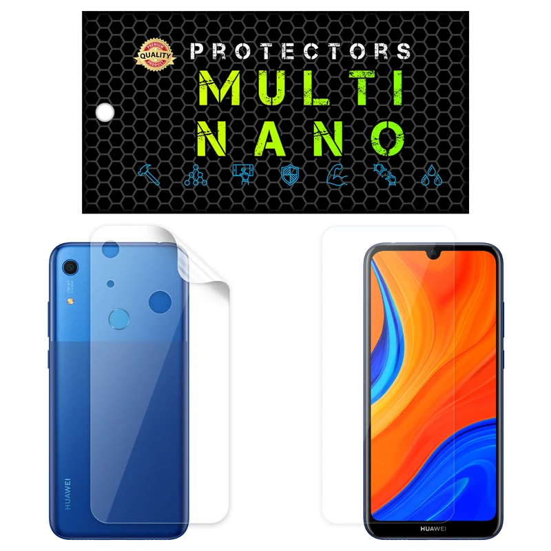 محافظ صفحه نمایش مولتی نانو مدل X-SFT مناسب برای گوشی موبایل هوآوی Y6S به همراه محافظ پشت