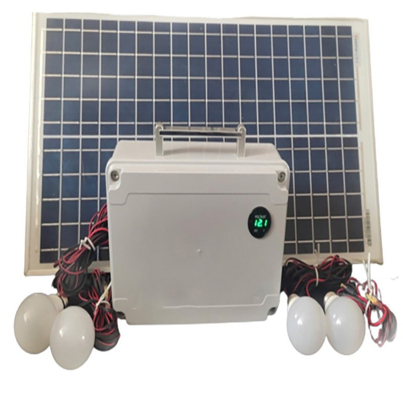 سیستم روشنایی و پاوربانک خورشیدی مدل SCES-30W ظرفیت 135 وات ساعت