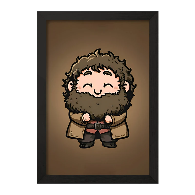 تابلو خندالو مدل هاگرید هری پاتر (Harry Potter) کد F9399