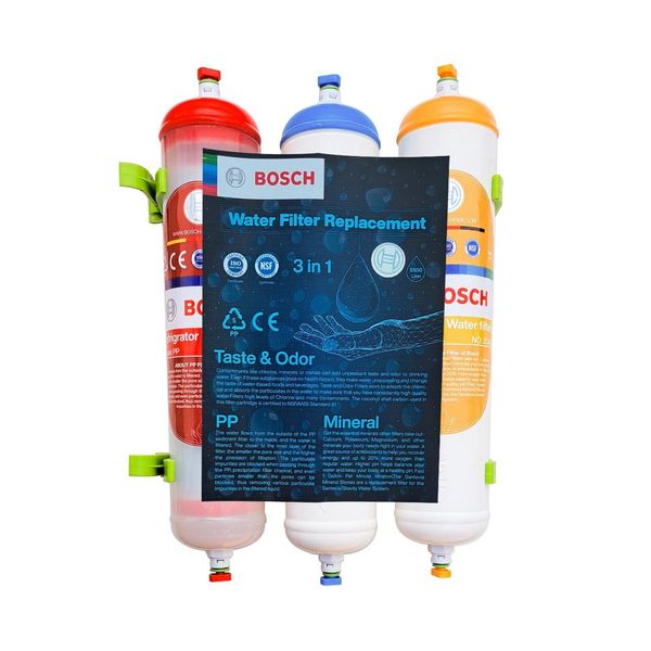 فیلتر تصفیه آب یخچال و فریزر مدل pp.mineral.taste.odor مجموعه سه عددی