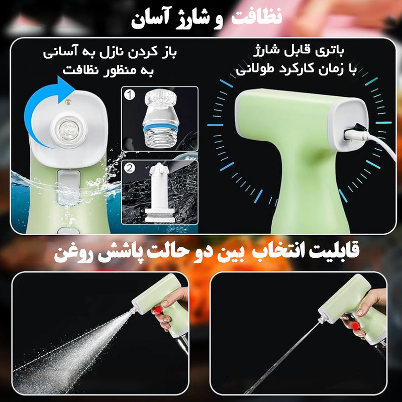 اسپری روغن مدل شارژی