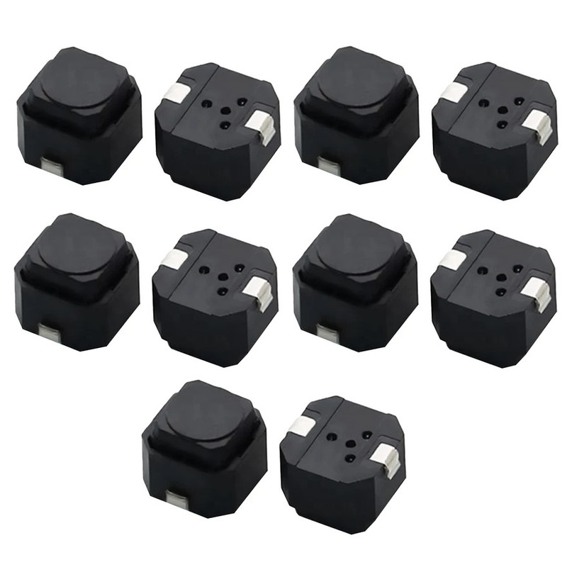 تک سوئیچ کربنی پشت کیلومتری 2 پین مدل SMD 6x6x5mm بسته 10 عددی