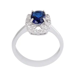 انگشتر نقره زنانه بازرگانی میلادی مدل سنگ کوارتز کد AWR_1062